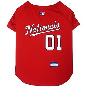 Pets First MLB Dog & Cat Jersey, Washington Nationals, X-Small