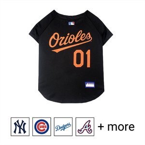 Pets First MLB Dog & Cat Jersey, Baltimore Orioles, X-Small