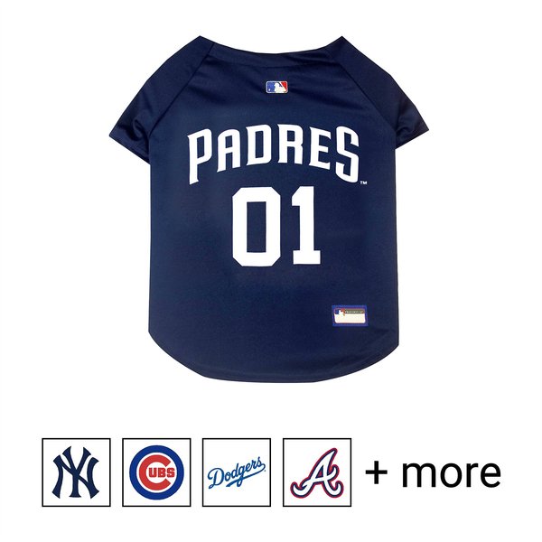 Pets First MLB Dog & Cat Jersey, San Diego Padres, X-Small slide 1 of 9