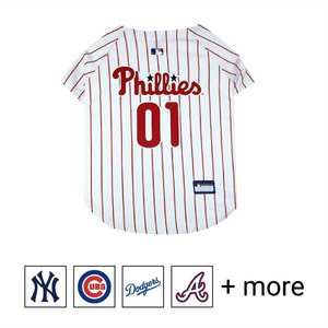 Mlb Philadelphia Phillies Pets First Pet Baseball Jersey - White