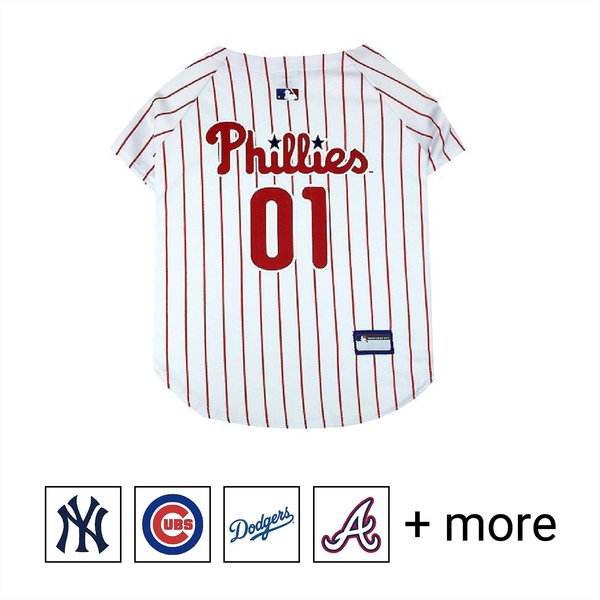 Pets First MLB Dog & Cat Jersey, Philadelphia Phillies, X-Small slide 1 of 10