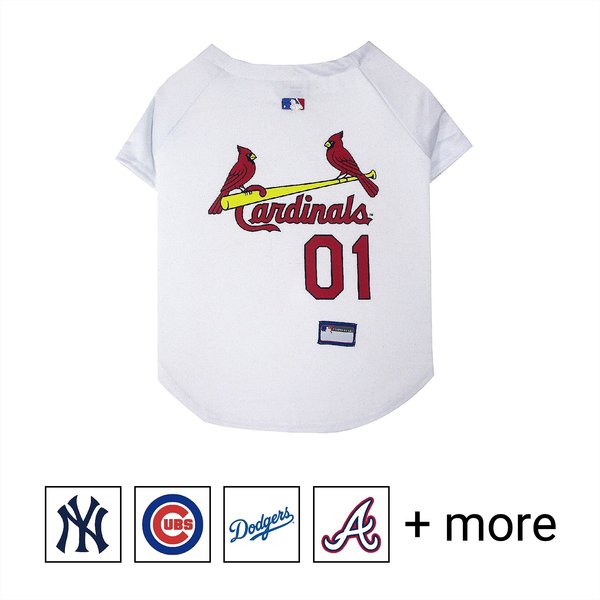 Pets First MLB Dog & Cat Jersey, St. Louis Cardinals, Small slide 1 of 10