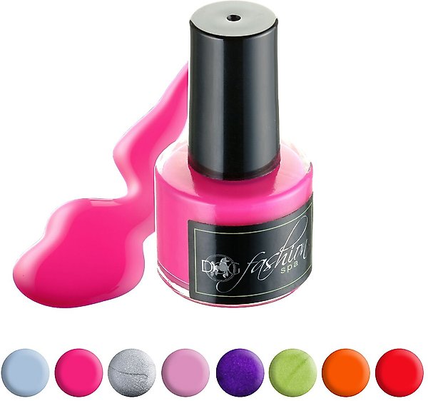 Dog Fashion Spa Nail Polish, Happy Paw Hot Pink slide 1 of 3