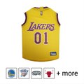 Pets First NBA Dog & Cat Jersey, Los Angeles Lakers, Large