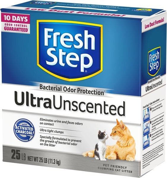 New Version Available FRESH STEP Ultra Unscented Clumping Clay Cat