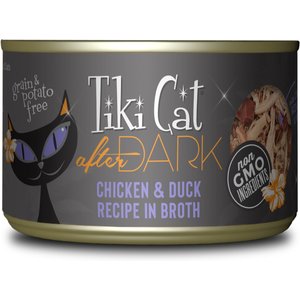Tiki Cat After Dark Chicken & Duck Canned Cat Food, 5.5-oz, case of 8