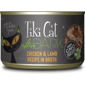 Tiki Cat After Dark Chicken & Lamb Canned Cat Food, 5.5-oz, case of 8