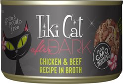 Tiki Cat After Dark Chicken & Beef Canned Cat Food, 5.5-oz, case of 8