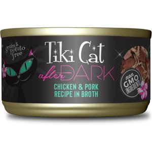 Tiki Cat After Dark Chicken & Pork Canned Cat Food, 2.8-oz, case of 12