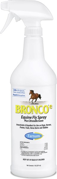 Farnam Bronco e Citronella Scented Equine Fly Spray, 32-oz bottle slide 1 of 9