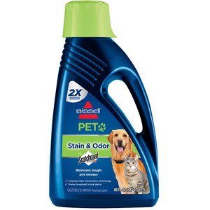 Bissell 2X Concentrated Pet Stain & Odor Upright Machine Formula, 60-oz bottle