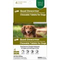 Elanco Quad Dewormer for Hookworms, Roundworms, Tapeworms & Whipworms for Small Breed Dogs, 4 count