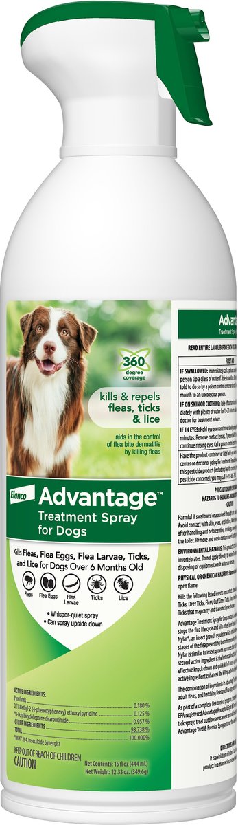 Advantage dog flea outlet spray