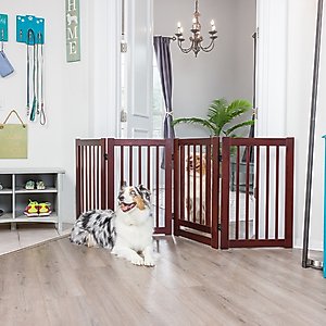 Primetime Petz 360 Configurable Gate with Door, 30-in, Walnut