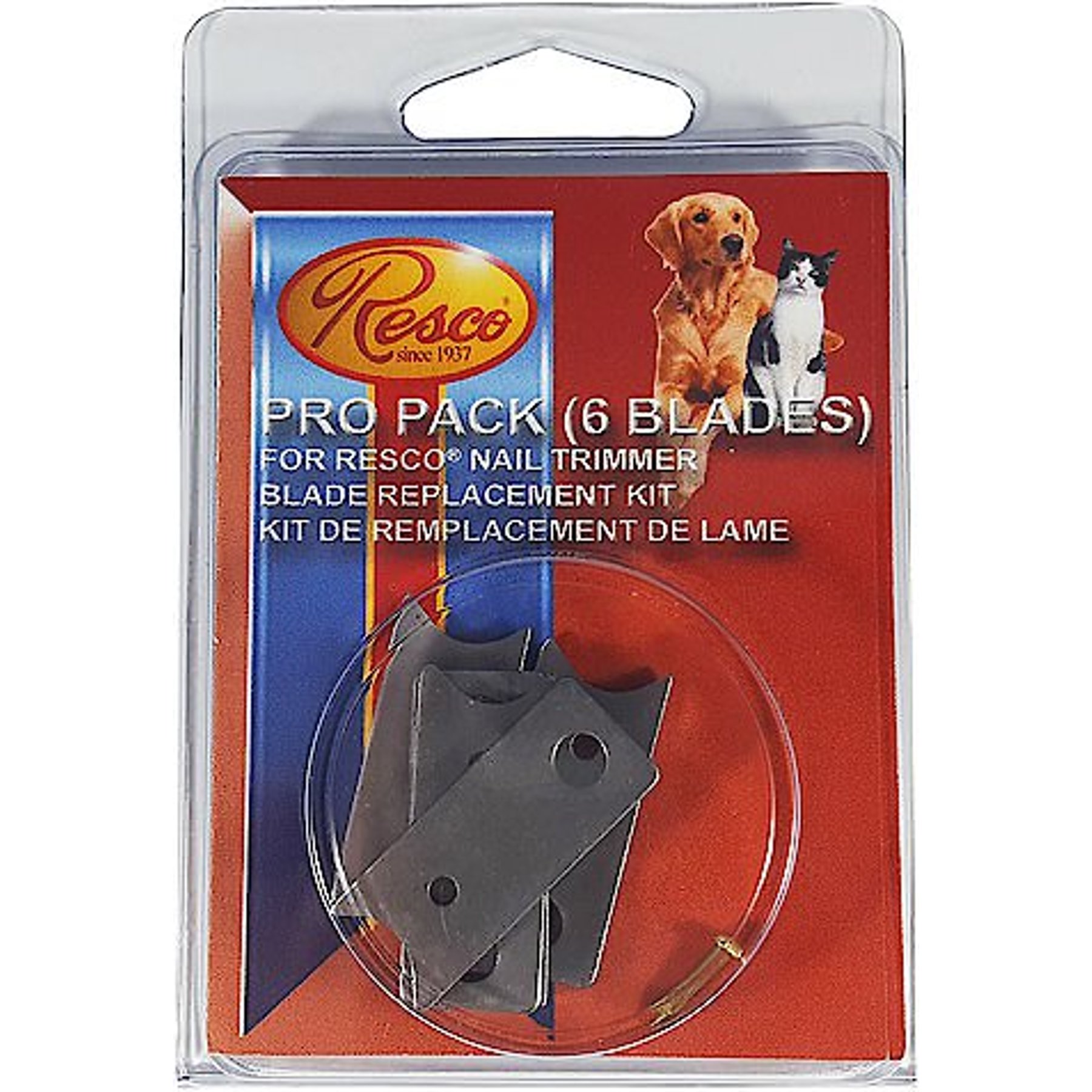 RESCO Nail Clipper Blade Replacement, 6 count