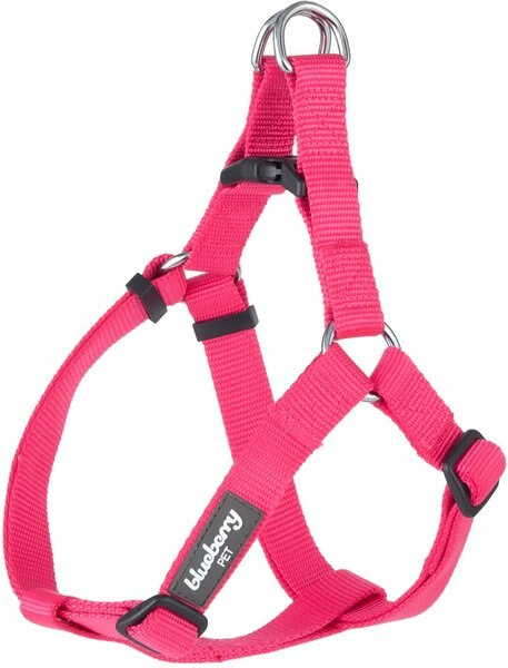 Blueberry Pet Classic Solid Nylon Step In Back Clip Dog Harness, French Pink, Medium: 20 to 26-in chest slide 1 of 8