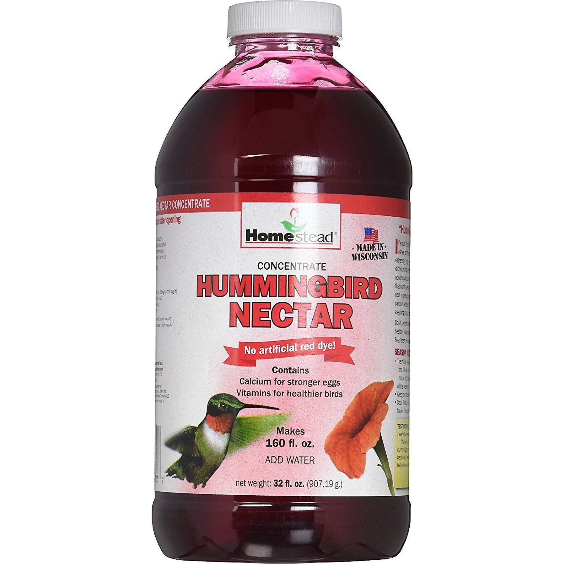 Discontinued HOMESTEAD Natural Red Liquid Nectar Concentrate