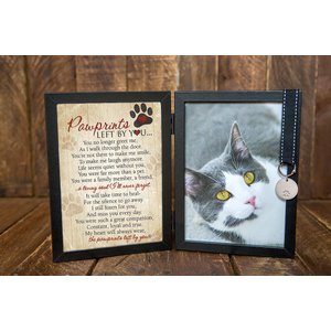 Pawprints Left by You Cat Picture Frame, 5 x 7