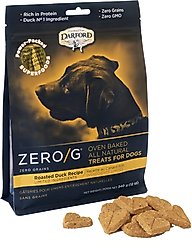 Darford Zero/G Grain-Free Roasted Duck Dog Treats, 12-oz bag