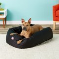 Majestic Pet Bagel Dog Bed, Black, 40-in