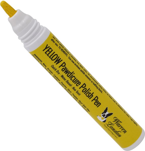 Warren London Pawdicure Dog Nail Polish Pen, Yellow slide 1 of 6