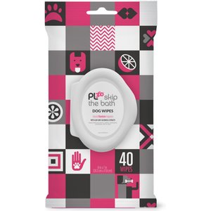 PL360 Mandarin Scented Dog Grooming Wipes, 40 count