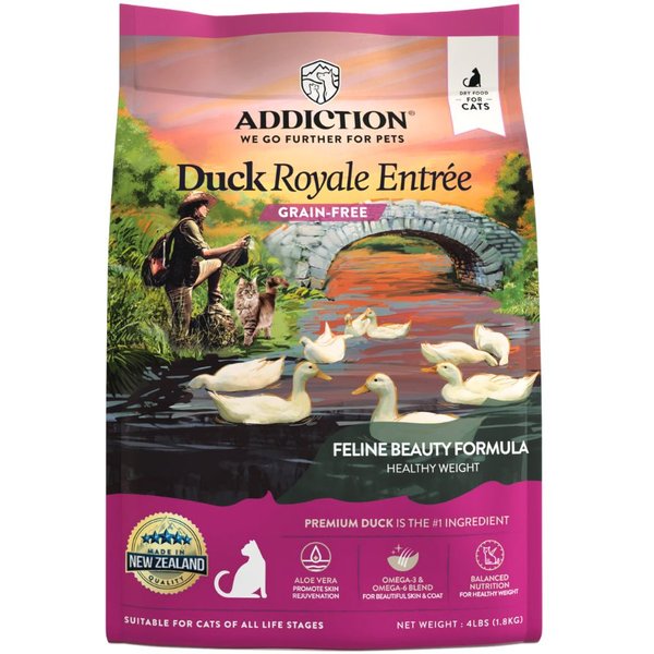 ADDICTION Grain Free Duck Royale Skin Coat Health Dry Cat Food