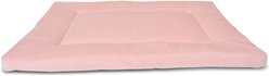 Pet Dreams Sleep-eez Plush Reversible Dog Crate Mat, Dusty Pink, 36-in