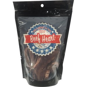 Chasing Our Tails Single Ingredient Beef Heart Freeze-Dried Dog Treats, 3-oz bag