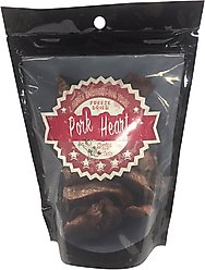 Chasing Our Tails Single Ingredient Pork Heart Freeze-Dried Dog Treats, 3-oz bag