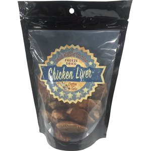 Chasing Our Tails Single Ingredient Chicken Liver Freeze-Dried Dog Treats, 3-oz bag