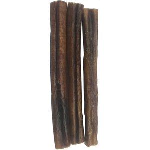 Chasing Our Tails Odorless Thick 9'' Bully Sticks Dog Treats, 3 count