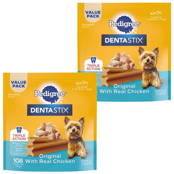 PEDIGREE Dentastix Mini Dental Dog Treats 216 count Chewy