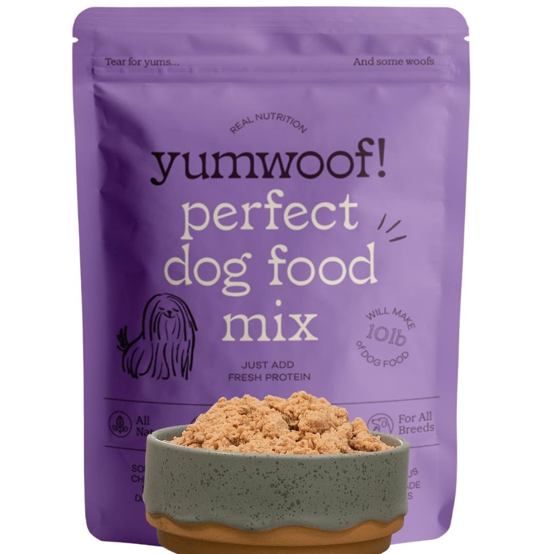 YUMWOOF NATURAL PET FOOD Perfect Dog Food Mix Non-GMO, Grain-Free Adult ...