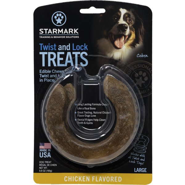 Starmark Interlocking Treats Chicken Flavor Dog Chews