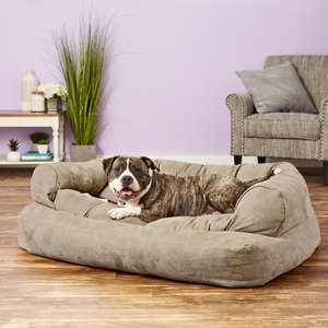 Snoozer Pet Products Luxury Overstuffed Dog & Cat Sofa, Buckskin, X-Large