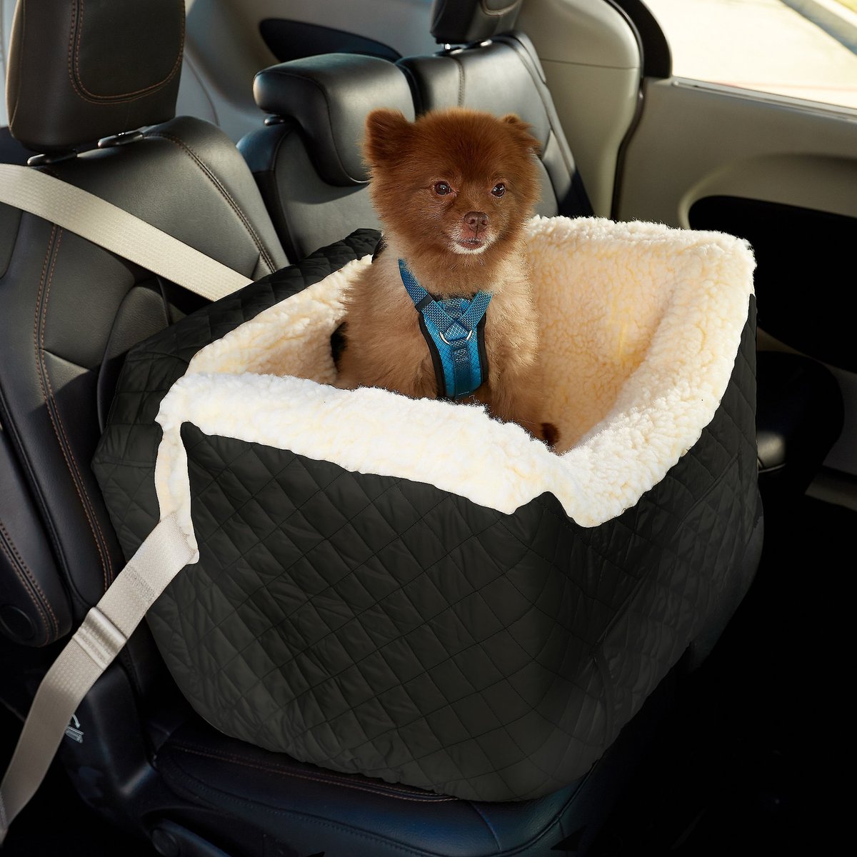SNOOZER PET PRODUCTS Lookout II Dog & Cat Car Seat, Black, Medium