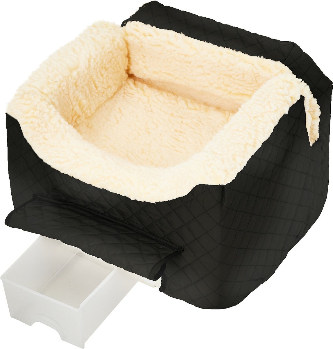 SNOOZER PET PRODUCTS Lookout II Dog & Cat Car Seat, Black, Medium