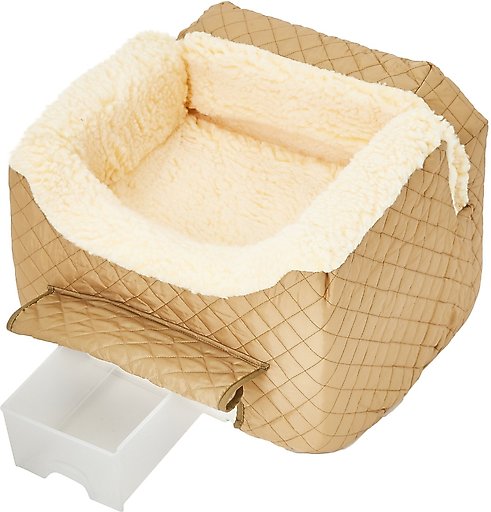 Snoozer Pet Products Lookout II Dog & Cat Car Seat, Khaki, Medium