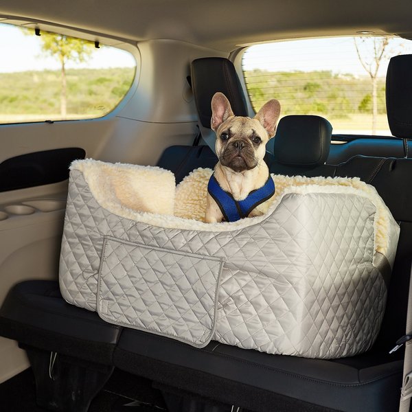 Snoozer Pet Products Lookout II Dog & Cat Car Seat, Grey, Large slide 1 of 6