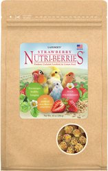 Lafeber Strawberry Nutri-Berries Pellets Small Bird Food, 10-oz bag