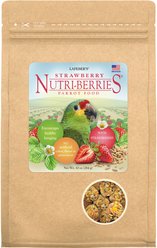 Lafeber Strawberry Nutri-Berries Pellets Bird Food, 10-oz bag
