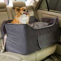 Snoozer Pet Products Luxury Lookout II Micro Suede Dog & Cat Car Seat, Anthracite, Large