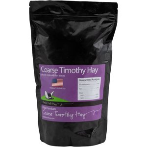 Rabbit Hole Hay Ultra Premium, Hand Packed Coarse Timothy Hay Small Animal Food, 4-oz bag