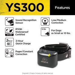 Dogtra YS300 Dog Anti-Bark Collar, Black slide 2 of 7