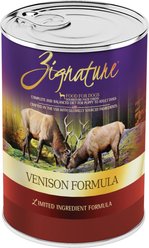 Zignature Venison Limited Ingredient Formula Canned Dog Food, 13-oz, case of 12