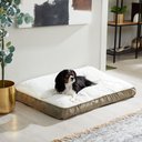 Frisco Pillow Dog Bed w/ Removeable Cover, Khaki Green, Medium