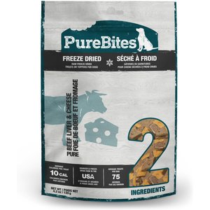 PureBites Beef & Cheese Freeze-Dried Dog Treats, 4.2-oz bag