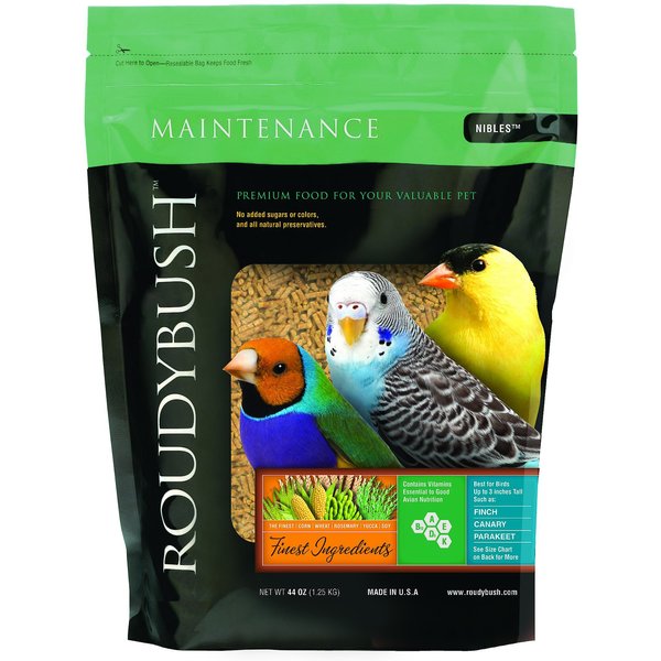 ROUDYBUSH Daily Maintenance Crumble Bird Food, 44oz bag