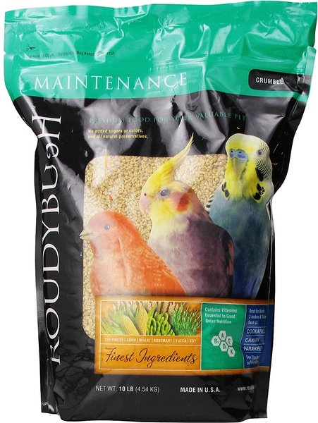 Roudybush Daily Maintenance Crumble Bird Food, 10-lb bag slide 1 of 5